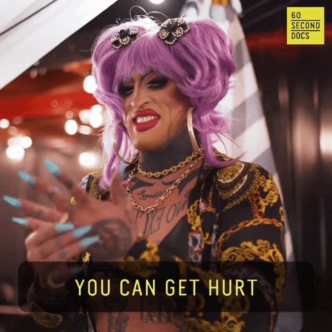 Drag Queen Pain GIF by 60 Second Docs
