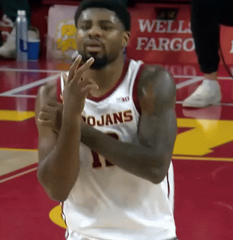 Basketball Hoops GIF by USC Trojans