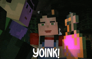 Stealing Minecraft Story Mode GIF