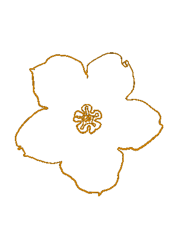 Rotating Flower Sticker