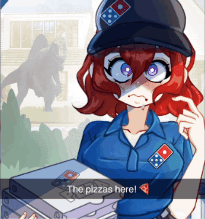 Girl Pizza GIF