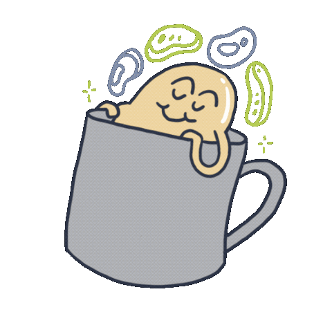 Tired Coffee Sticker by Three Folks