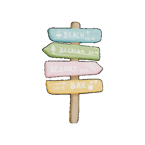 Ice Cream Beach Sticker by Curacao FTW