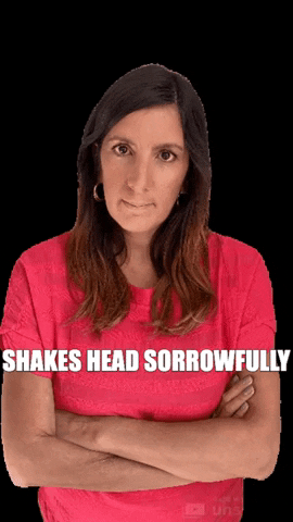 lisajohnsoncoaching no nope disappointed shaking head GIF