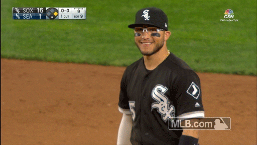 Chicago White Sox Smiles GIF by MLB - Find & Share on GIPHY