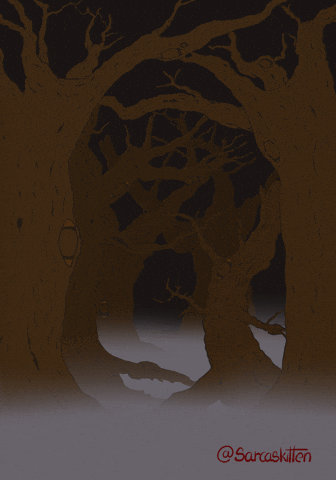 Halloween Forest GIF