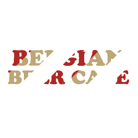 Belgian Beer Cafe Sticker