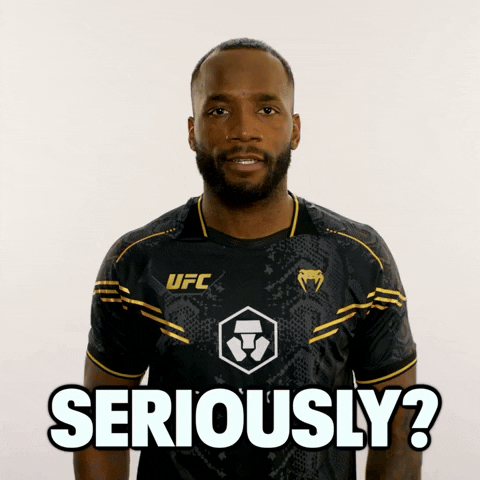 Mixed Martial Arts Seriously GIF by UFC