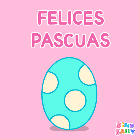 Joyeuses Paques Happy Easter GIF by DINOSALLY
