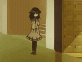 Tomoko Kuroki Leaving GIF
