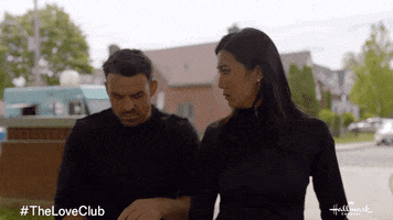 Walking And Talking Couple GIF by Hallmark Channel