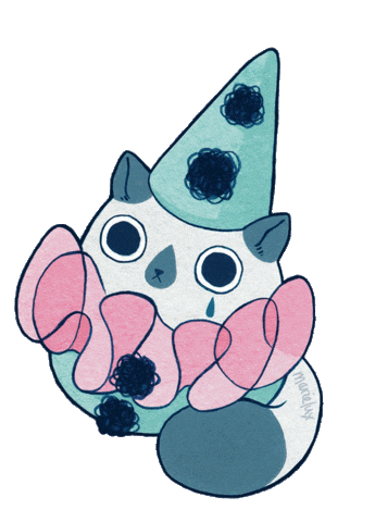 Sad Clown Dance Sticker
