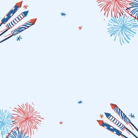 Independence Day Fireworks GIF by Student Loan Justice