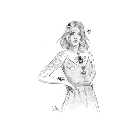 Girl Sticker