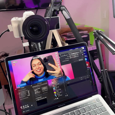 Livestream On Camera GIF