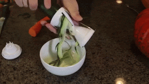  satisfying cucumber shaener GIF