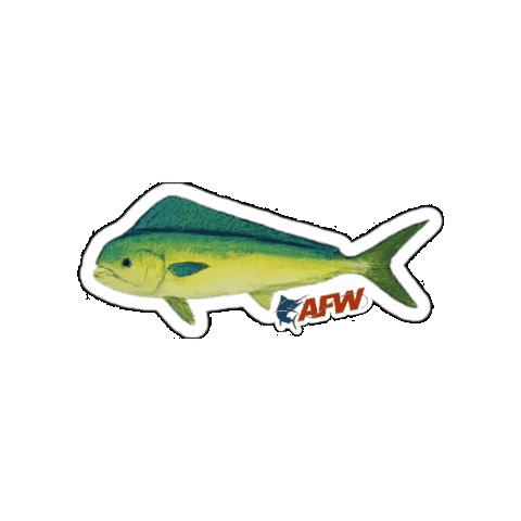 Mahi Mahi Ocean Sticker by AFW Fishing Brands