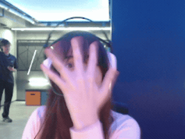 You Cant See Me Beautiful Girl GIF