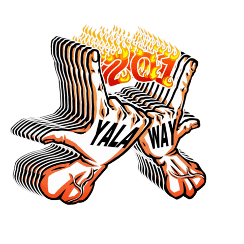201yalaway Sticker
