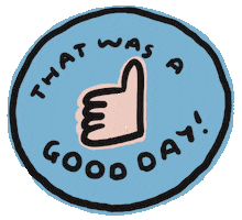Good Day Thumbs Up Sticker by sembangsembang