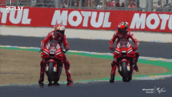 Well Done Fist Bump GIF by MotoGP