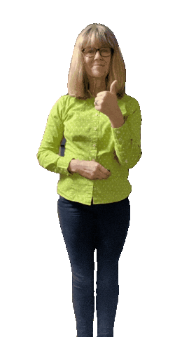 Thumbs Up Sticker by Lori Weber - The Mindful Eating Clinic