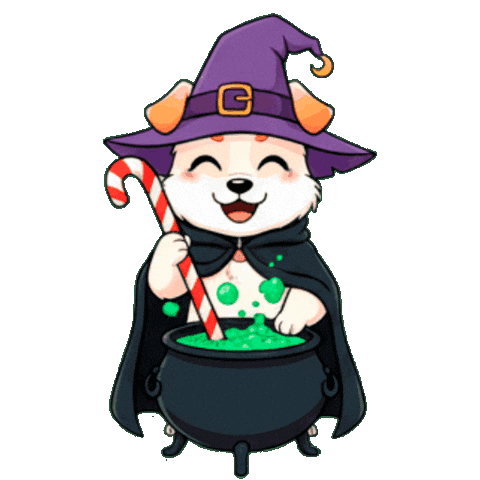 Dog Halloween Sticker