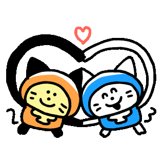 猫 Love Sticker by mmhn