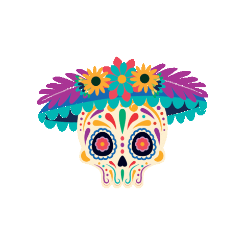 Day Of The Dead Fiesta Sticker by La Catrina MEXICO ® for iOS & Android ...