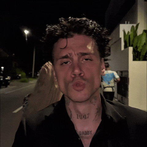 Model Mewing GIF