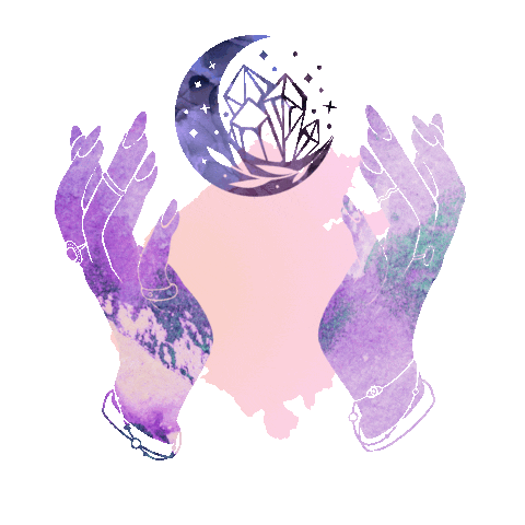 Pink Moon Sticker by Lauri Giepmans