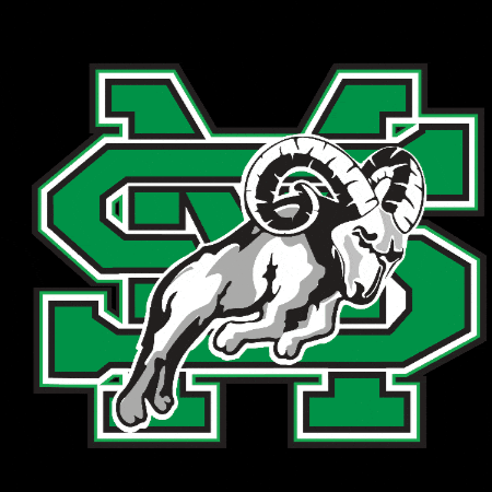 Green And White Go Rams GIF by Saint Mary's High School