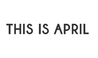 THIS IS APRIL Sticker