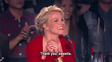 Britney Spears Thank You GIF