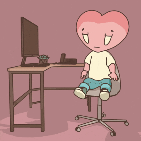 Bored Heart GIF by LT3 Creations