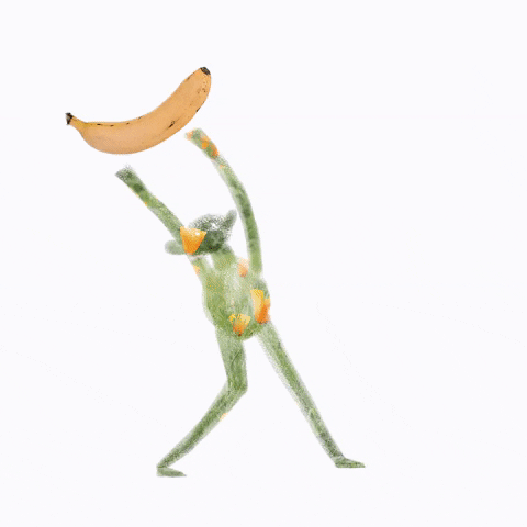 __veri__ monkey banana glas2020 GIF
