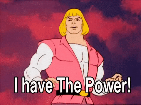 you are the master of the universe like heman when working on your scene animations