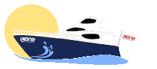 Summer Waves Sticker by Xone Yacht