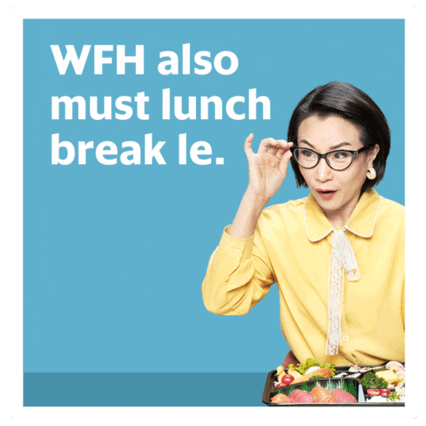 Hungry Work From Home GIF by Grab Singapore