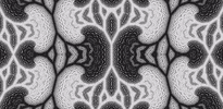 anniemuse psychedelic nature black and white mask GIF