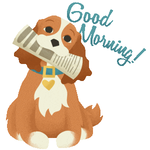 Happy Good Morning Sticker by Walt Disney Studios for iOS ...