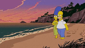 Homer simpson in paradise картина