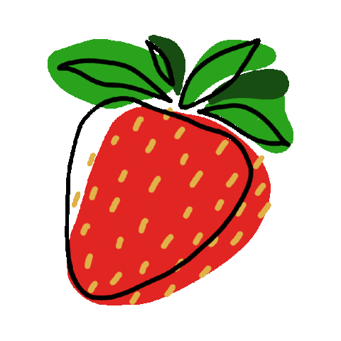 Summer Strawberry Sticker by Neya