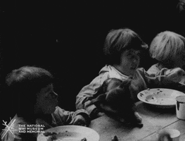 NationalWWIMuseum dog animals black and white kids GIF
