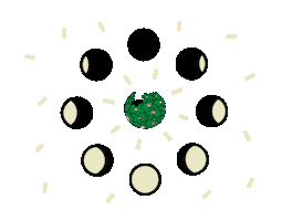 Moon Sticker