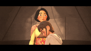 Child Hug GIF by SVA Computer Art, Computer Animation and Visual Effects