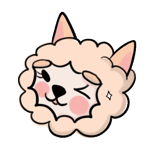 Dog Wink Sticker by Carmenpatii for iOS & Android | GIPHY