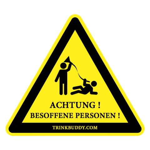 Suff Trichter Sticker by Trinkbuddy