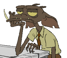 Tired Animation Sticker
