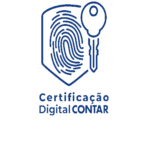Certificado Digital Sticker by CONTAR - Contabilidad & Serviços